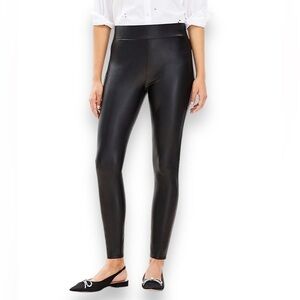 Black Faux Leather Leggings Women’s Medium Loft Size Medium